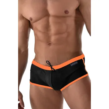 Pánské plavky Pánské plavky s nohavičkou Boxerky Cavicchi CS113 20172 značkové černé pánské plavky Roberto Martinelli Velikost: M