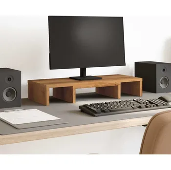 Držák monitoru vidaXL Stojan na monitor 60x24x10,5 cm kompozitní dřevo [854630] Barva: dub