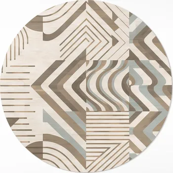 Obraz Kulatý Koberec Vinyl PVC průměr 70 cm, Nepravidelné linie a tvary, abstrakce