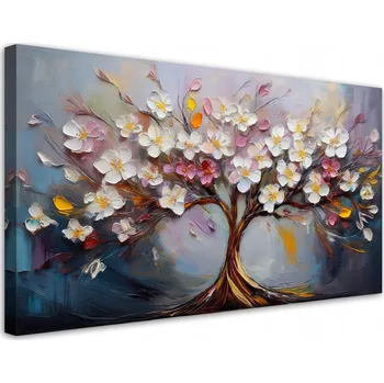 Obraz Obraz na plátně, Barevný Strom života Abstrakce 100x50