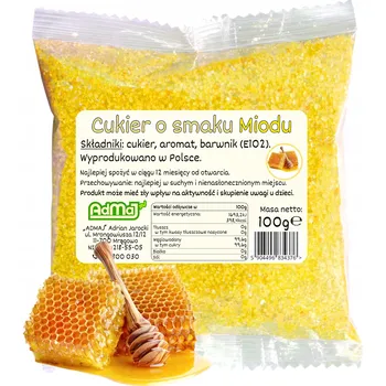 Obraz Přístroj na výrobu cukrové vaty AdMaJ Cukr 100g žlutý medový sáček žlutá/zlatá 1 W