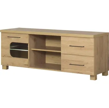 Televizní stolek Stolek TV Panama, PA13, v tmavým dubu DSC, 138 x 54 x 44 cm