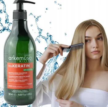 Šampon Šampon pro barvené vlasy Arkemus Green FitoKeratin Revitalising 500 ml