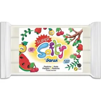 Modelovací hmota Modelovací hmota - Super Softy - 350g - Bílá - Francouzská Jak