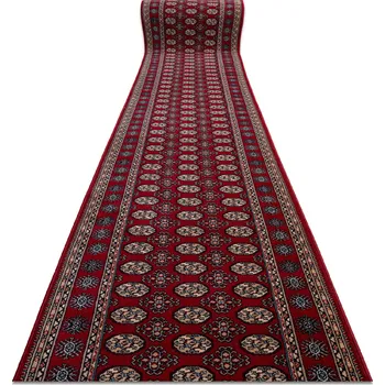 Koberec Makro Abra Běhoun vlněný NAIN 6177 51066 Klasický bordó béžový Rozměr: 80 cm