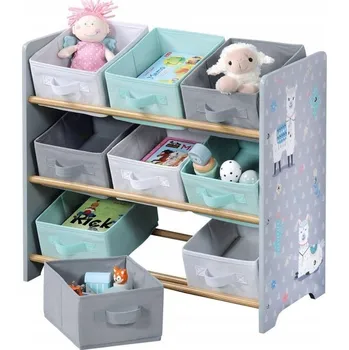 Knihovna Regál Kesper 66 x 30 x 59,5 cm, odstíny šedé