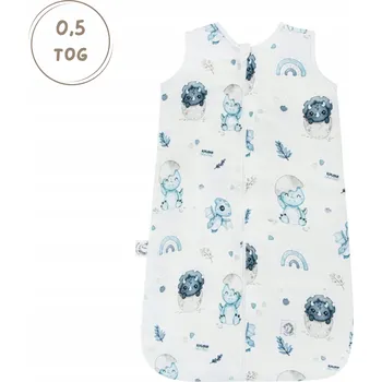 Zavinovačka Bambusový kojenecký spací pytel 3-12 M Dino Bonjour Cherie TOG 0,5