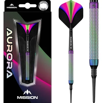 Šipky Mission Aurora 90% 18g soft
