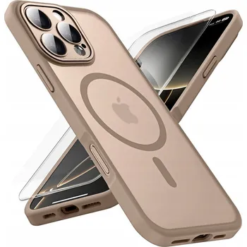 Pouzdro na mobilní telefon Zadní Kryt Erbord pro Apple iPhone 16 Pro hnědý