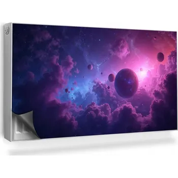 Obraz Magnetická podložka na radiátor, kryt na topení 110 x 60 cm fialová