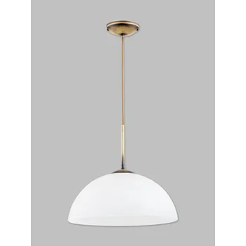 Freja velký závěs jednobodový - patina - bílý alabastr