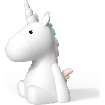 Noční světlo MTM DHINK Noční světlo Jednorožec bílý silikonový USB