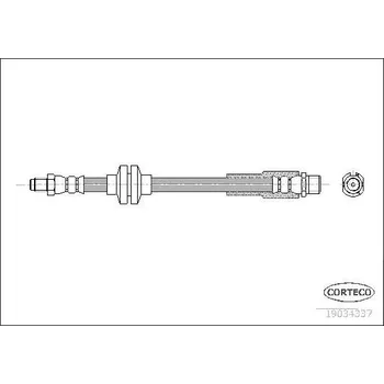Brzdová hadice Brzdová hadice CORTECO 19034337