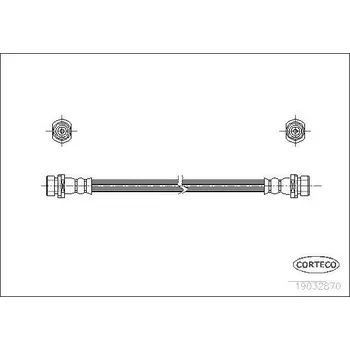 Brzdová hadice Brzdová hadice CORTECO 19032870