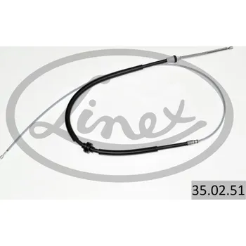 Lanko parkovací brzdy Tažné lanko, parkovací brzda LINEX 35.02.51