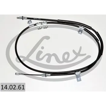 Lanko parkovací brzdy Tažné lanko, parkovací brzda LINEX 14.02.61