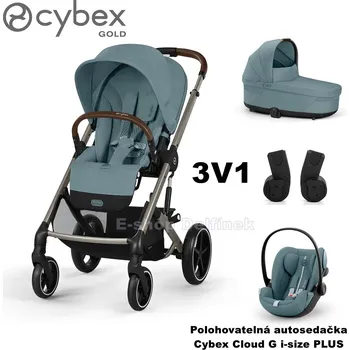 Kočárek Cybex kočárek Balios s Lux Travel set Cloud G Plus i-Size 2025 Barva: Stormy Blue