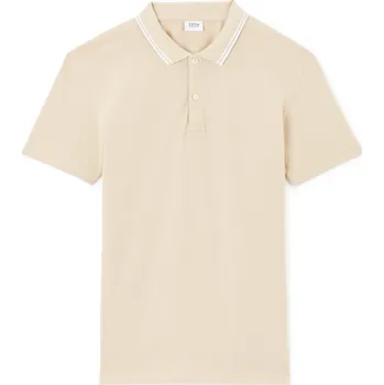 Pánské tričko Celio Polo tričko Leprime - Pánské Celio krémová 3263027