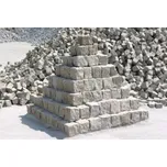 Žulová kostka - Šedo-rezavá středně zrnitá štípaná Velikost: 4/6