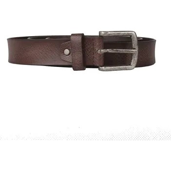 Opasek Tmavěhnědý pánský kožený opasek Bellugio 132 délka 135/120 cm