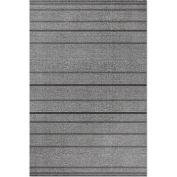 Koberec Moderní vinylový Koberec do bytu Šedé pruhy styl boho vintage 150x225 cm