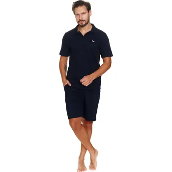 Pánské pyžamo Pánské pyžamo DOCTOR NAP PMB.7216 NAVY XL 0