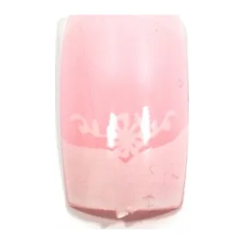 TIPSY UMĚLÉ NEHTY MANIKÚRA PINK FRENCH 20ks + LEPIDLO DÁREK