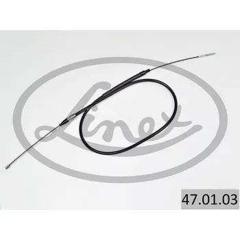 Lanko parkovací brzdy Tažné lanko, parkovací brzda LINEX 47.01.03
