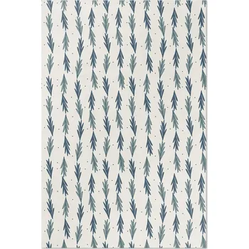 Koberec Koberec do obýváku Rozměr: 60x90 cm Drobné lístky dekorativní boho vzor