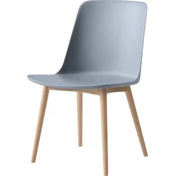 Jídelní židle Židle Rely Oak "HW71 Light Blue - HW74" &Tradition MODEL: HW71 - bez podsedáku
