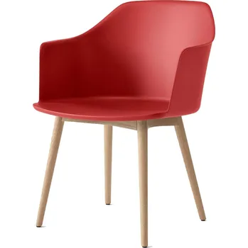 Jídelní židle Židle Rely Oak "HW76 Vermillion Red - HW79" &Tradition MODEL: HW76 - bez podsedáku