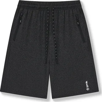 Pánské funkční kraťasy - Wolf T2546, černá / melír Barva: Černá, Velikost: 3XL