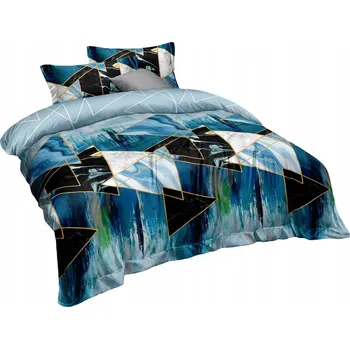 Povlečení Povlečení 160x200 BAVLNĚNÝ SATÉN SADA 3 Č. kusy Povlaky na polštáře 70x80 Maria