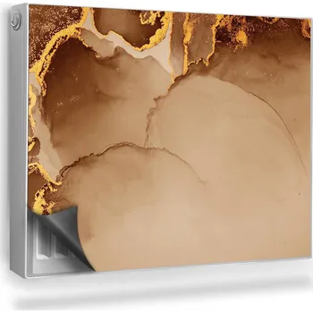 Obraz Magnetická krycí deska na radiátor 80 x 60 cm hnědá