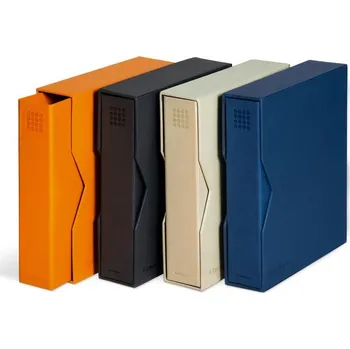 Obal pro sběratelský předmět Leuchtturm pořadač OPTIMA PUR s kazetou azurově modrá