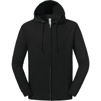 pracovní mikina Jerzees Mikina s kapucí NuBlend 993M na zip COT09993M00213-black 3XL Černá