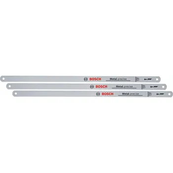 Ruční pilka 3-dílná sada pilových plátků Bosch 1600A032UM - 300mm, 24 TPI, bimetal, 0.056kg, pro pily na kov Bosch 300mm