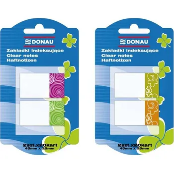 Samolepící bloček Donau Donau, indexové záložky 25x45