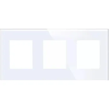 Elektrická zásuvka DC Smart Home Trojitý Rámeček bílý