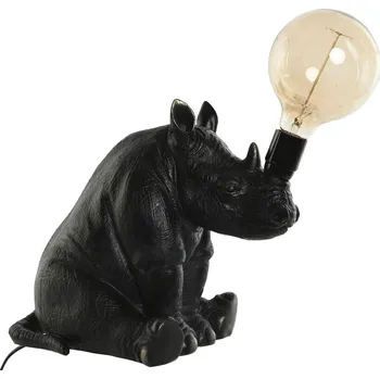 Stojací lampa Stolní lampa Home ESPRIT Černá Pryskyřice 50 W 220 V 35 x 21,7 x 29 cm