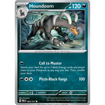 Sběratelská karetní hra Pokémon TCG Houndoom 063/131 - Poké Ball Reverse Holo