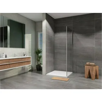 Stěna pevná Lansanit Ex SPF90-190-M 900 mm chrom/matné sklo