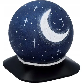Smuteční dekorace Pamětní urna s motivem měsíce a hvězd Mini urna na část popela