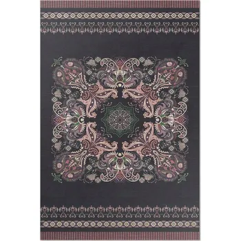 Koberec Ozdobný vinylový Koberec do obýváku, stylový rostlinný vzor, 150x225 cm