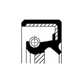 Těsnicí kroužek hřídele, diferenciál CORTECO 19035198B