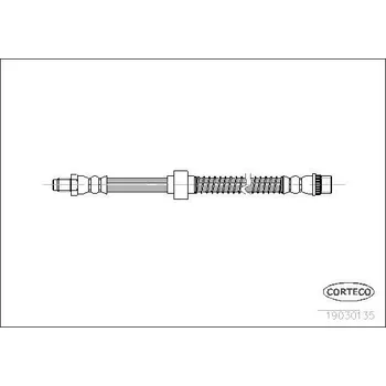 Brzdová hadice Brzdová hadice CORTECO 19030135