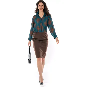 Dámská košile Dámská halenka JAUNE