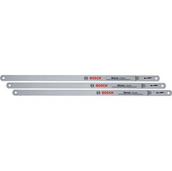 Ruční pilka 3-dílná sada pilových plátků Bosch 1600A032UN - 300mm, 32 TPI, bimetal, 0.056kg, pro pily na kov Bosch 300mm