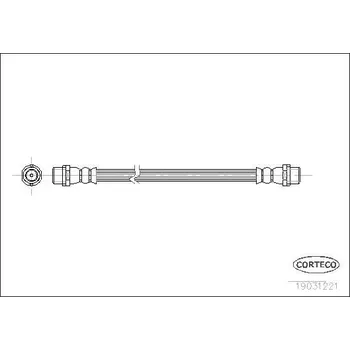 Brzdová hadice Brzdová hadice CORTECO 19031221