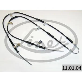Lanko parkovací brzdy Tažné lanko, parkovací brzda LINEX 11.01.04